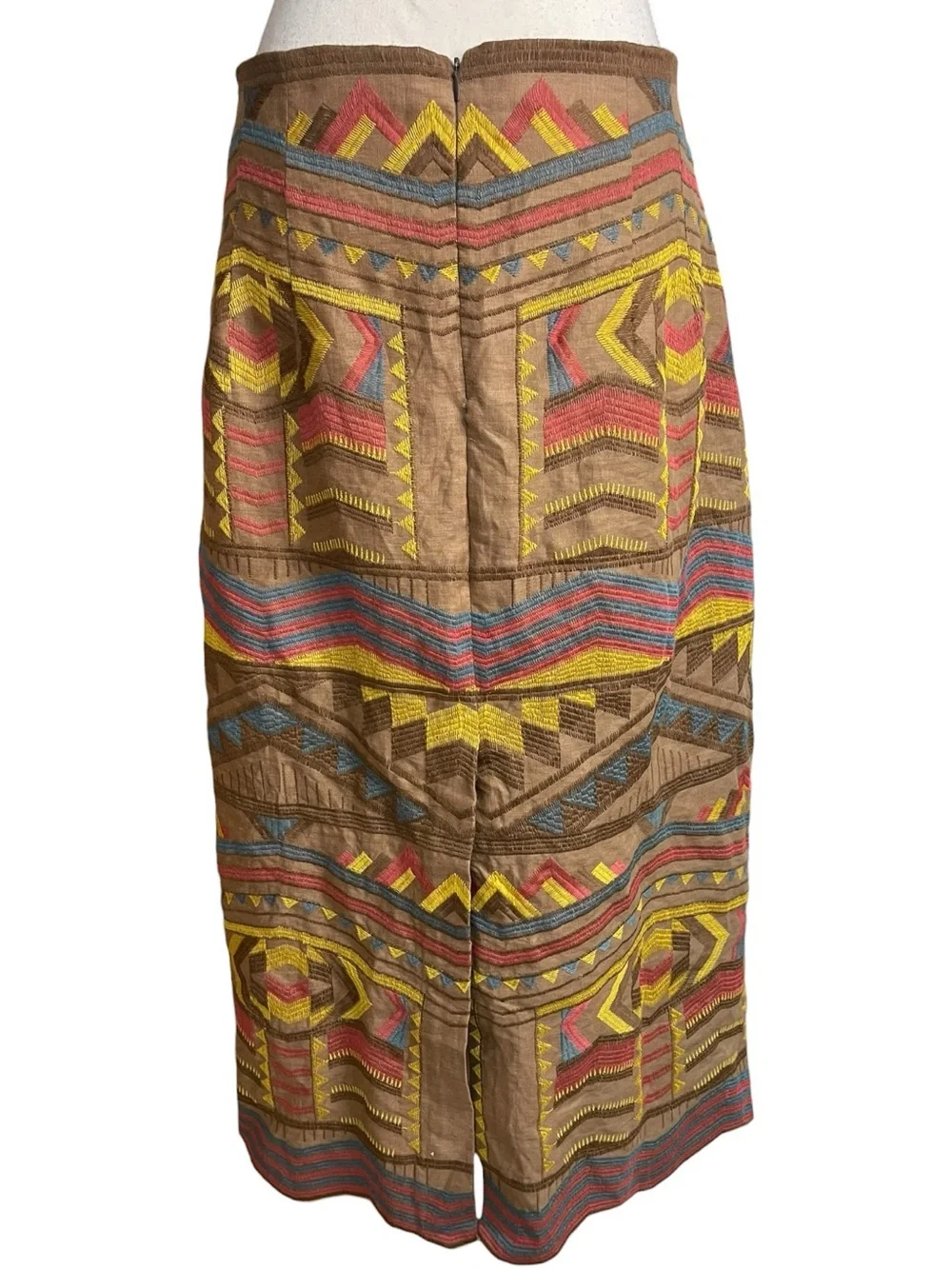 Zara embroidered linen